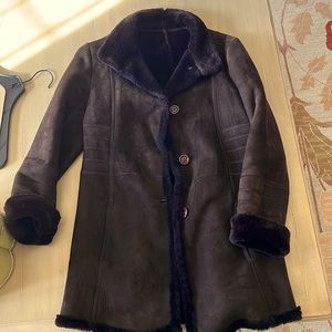 Shearling coat. Size 8-10
